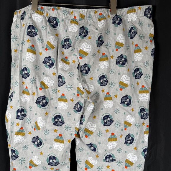 Star Wars Christmas Winter Pajama Pants Men's 2XL Darth Vader Storm Troopers - Picture 5 of 8